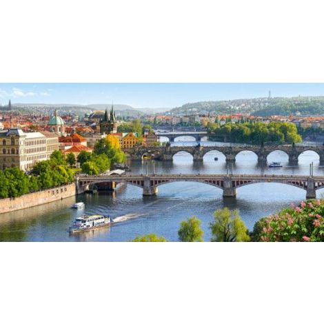 Puzzle Castorland 4000el Mosty na Wełtawie Praga, Czechy - 2